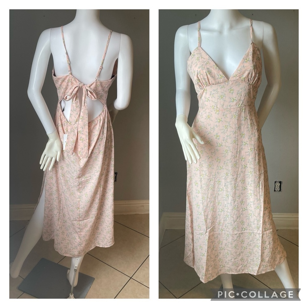 Floral Print Tie-Back Midi Dress
Size Large
New with tags
Brand is Forever 21